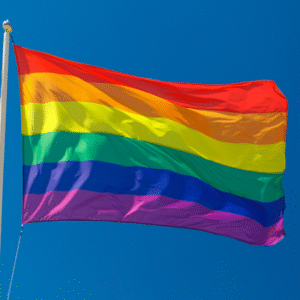 LGBTQ+ pride flag